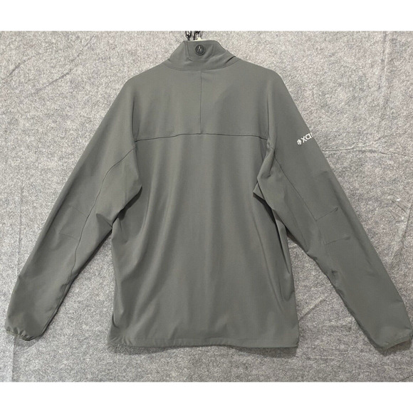 Marmot Tempo Jacket Mens Sz L Gray Full Zip Long Sleeve Pockets Xandr Logo - Picture 3 of 9